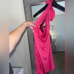 cris cross front mini dress